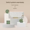 Bezvadu Bluetooth tastatūra ASUS Marshmallow KW100 — ASV starptautiskais izkārtojums, kompakts dizains