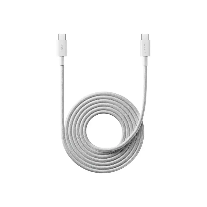 Xiaomi 6A pītais USB-C–USB-C kabelis, 2 m