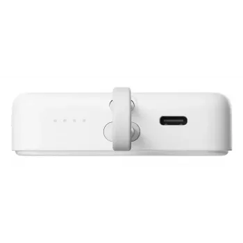 Barošanas banka Xiaomi BHR9822GL 10000 mAh litija jonu ar bezvadu uzlādi, 2× USB-C, balta