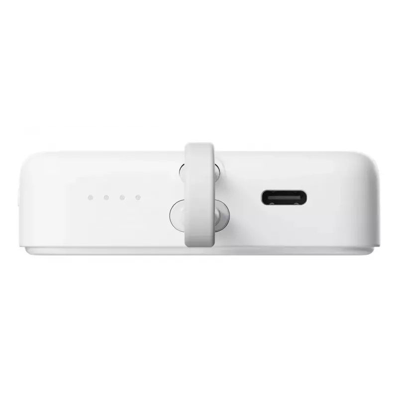 Barošanas banka Xiaomi BHR9822GL 10000 mAh litija jonu ar bezvadu uzlādi, 2× USB-C, balta