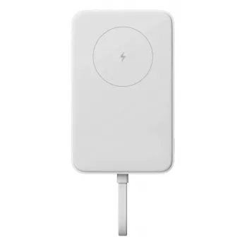 Barošanas banka Xiaomi BHR9822GL 10000 mAh litija jonu ar bezvadu uzlādi, 2× USB-C, balta