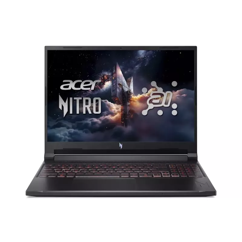 Acer Nitro V 16 AI ANV16-42-R1HB klēpjdators — 16 collu WQXGA, AMD Ryzen 7, 16GB DDR5, 1TB SSD, NVIDIA GeForce RTX 5060, Windows 11 Home