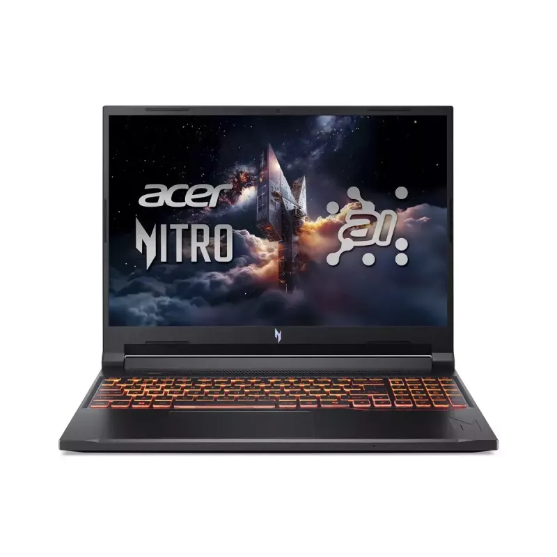 Acer Nitro V 16 AI ANV16-42-R1HB klēpjdators — 16 collu WQXGA, AMD Ryzen 7, 16GB DDR5, 1TB SSD, NVIDIA GeForce RTX 5060, Windows 11 Home