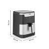 Tefal Easy Fry & Grill EY801D 6,5 L brīvi stāvošs 1650 W karstā gaisa fritieris Nerūsējošais tērauds