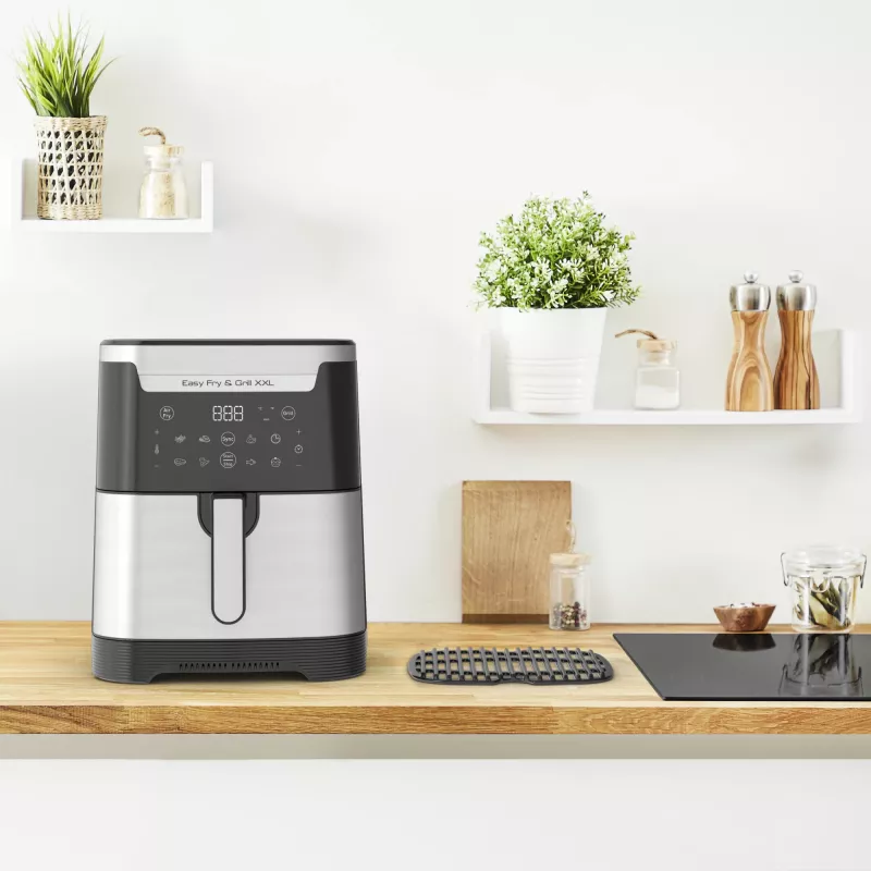 Tefal Easy Fry & Grill EY801D 6,5 L brīvi stāvošs 1650 W karstā gaisa fritieris Nerūsējošais tērauds
