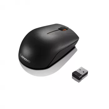 Lenovo Wireless Compact pele 300 Melna, 1000 DPI, 2.4 GHz