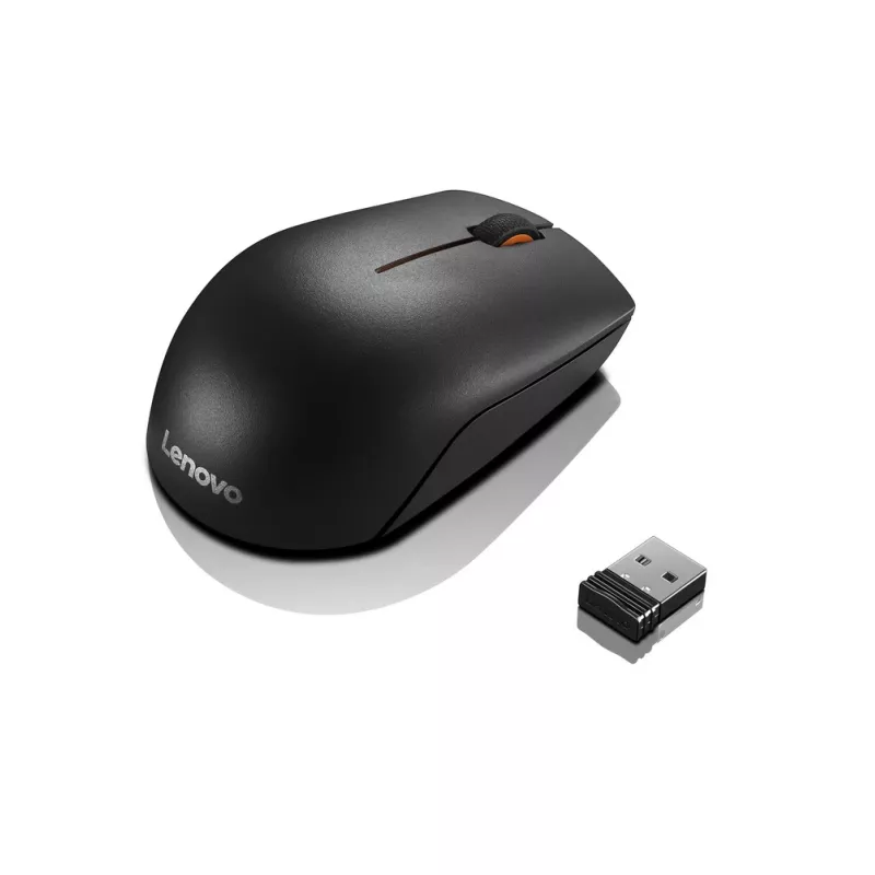 Lenovo Wireless Compact pele 300 Melna, 1000 DPI, 2.4 GHz
