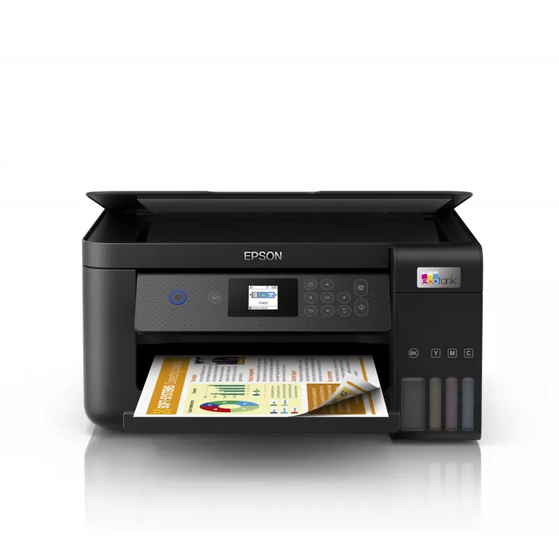 Epson EcoTank L4360 tintu daudzfunkciju printeris — krāsu A4, 4800×1200 DPI, Wi‑Fi, abpusējā druka