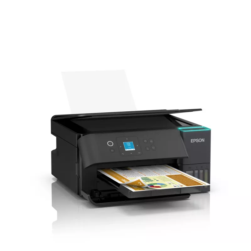 Epson EcoTank L4360 tintu daudzfunkciju printeris — krāsu A4, 4800×1200 DPI, Wi‑Fi, abpusējā druka