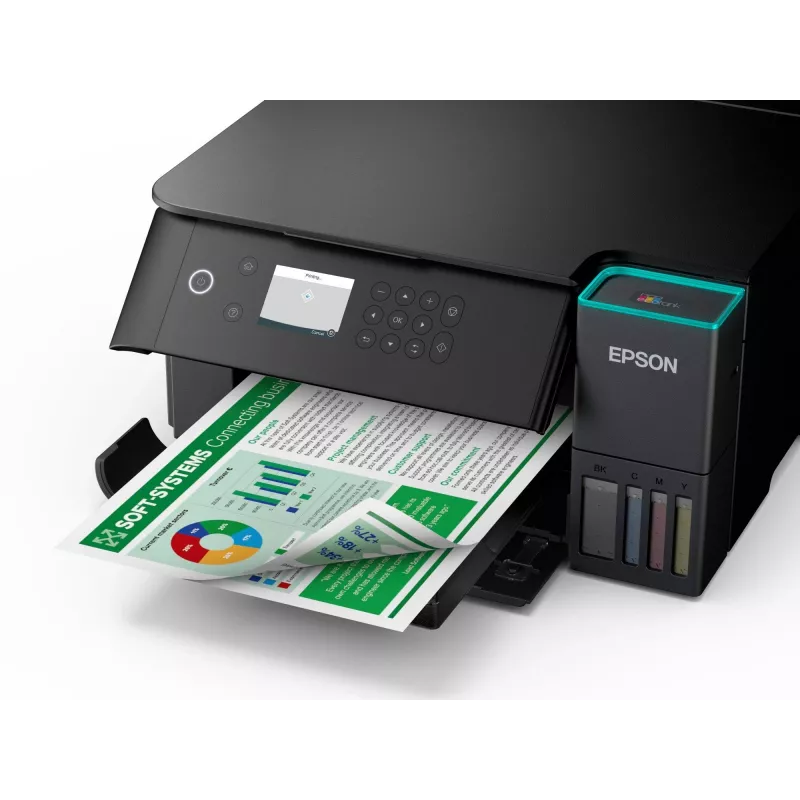 Daudzfunkciju tintes printeris Epson EcoTank L6360 — krāsains, A4, 4800x1200 DPI, 35 lpp/min, Wi‑Fi, duplekss