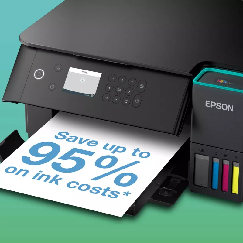 Daudzfunkciju tintes printeris Epson EcoTank L6360 — krāsains, A4, 4800x1200 DPI, 35 lpp/min, Wi‑Fi, duplekss