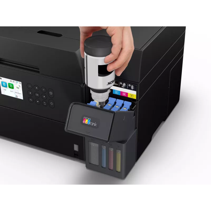 Daudzfunkciju tintes printeris Epson EcoTank L6370 — krāsains, A4, 4800x1200 DPI, Wi‑Fi, Ethernet
