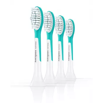 Zobu suku galviņas Philips Sonicare For Kids HX6044/90, 4 gab., zila/balta, nomaiņa ik pēc 3 mēnešiem
