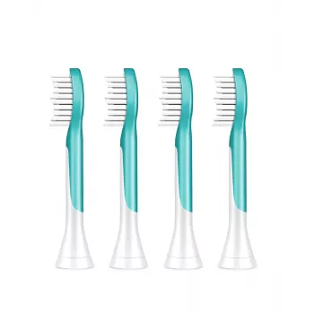 Zobu suku galviņas Philips Sonicare For Kids HX6044/90, 4 gab., zila/balta, nomaiņa ik pēc 3 mēnešiem