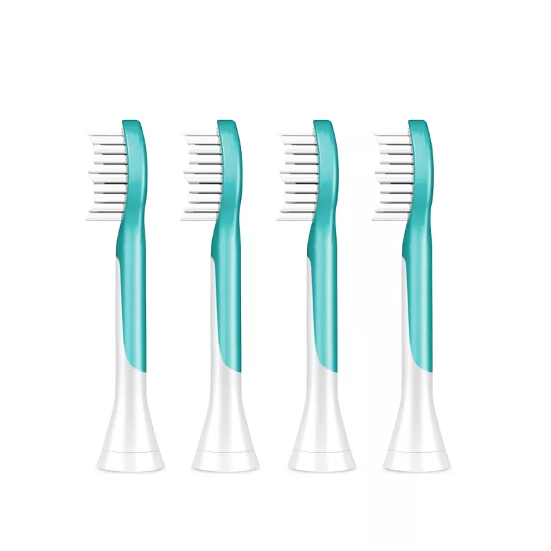 Zobu suku galviņas Philips Sonicare For Kids HX6044/90, 4 gab., zila/balta, nomaiņa ik pēc 3 mēnešiem