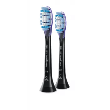 Philips Premium Gum Care HX9052/88 2 gab. birstes galviņas, 2 gab., Melna, 3 mēneši, Mīksta, 62000 kustības minūtē, Philips