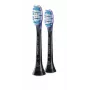 Philips Premium Gum Care HX9052/88 2 gab. birstes galviņas, 2 gab., Melna, 3 mēneši, Mīksta, 62000 kustības minūtē, Philips