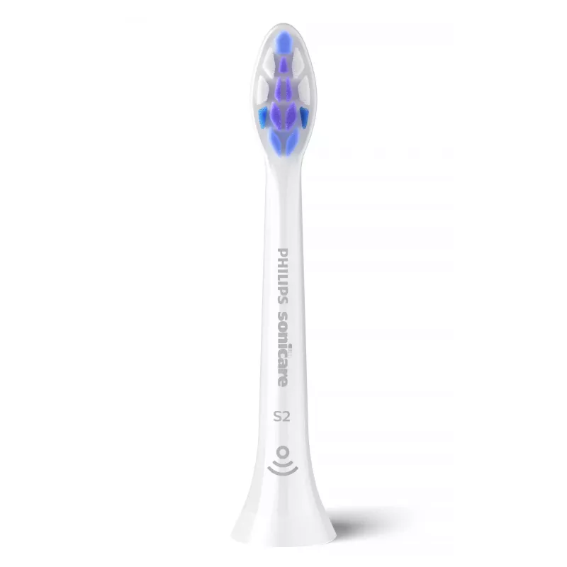 Zobu birstes uzgaļi Philips HX6052/87 Sensitive 2 gab. iepakojumā, īpaši mīksti sariņi, balta