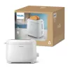 Philips 3000 sērijas tosteris, 2 šķēlēm, balts, metāls, pogas, rotācijas, 900 W, 220-240 V