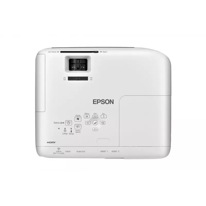 Projektors Epson EB-FH08 3600 ANSI lūmeni 3LCD 1080p, 16:9, lampa, 2,7 kg, HDMIx2
