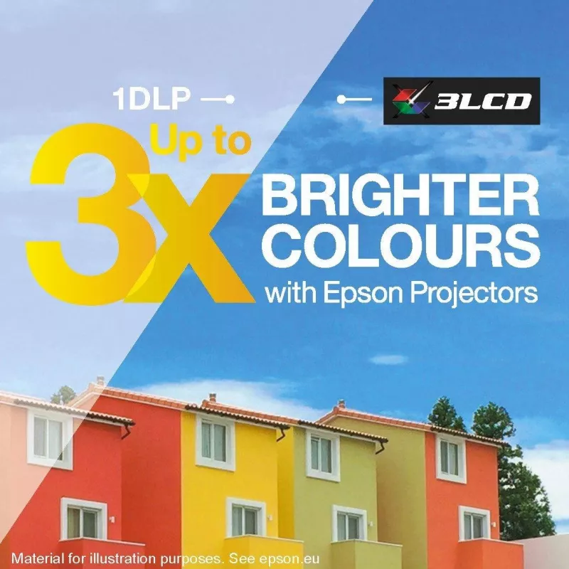 Projektors Epson EB-FH08 3600 ANSI lūmeni 3LCD 1080p, 16:9, lampa, 2,7 kg, HDMIx2