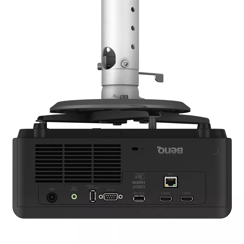 Īsa fokusa projektors BenQ LH830ST — DLP, UHD 4K (3840x2160), 4000 ANSI lūmeni, lāzers, fiksēts tālummaiņas objektīvs, 16:9, melns