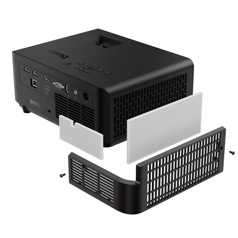 Īsa fokusa projektors BenQ LH830ST — DLP, UHD 4K (3840x2160), 4000 ANSI lūmeni, lāzers, fiksēts tālummaiņas objektīvs, 16:9, melns
