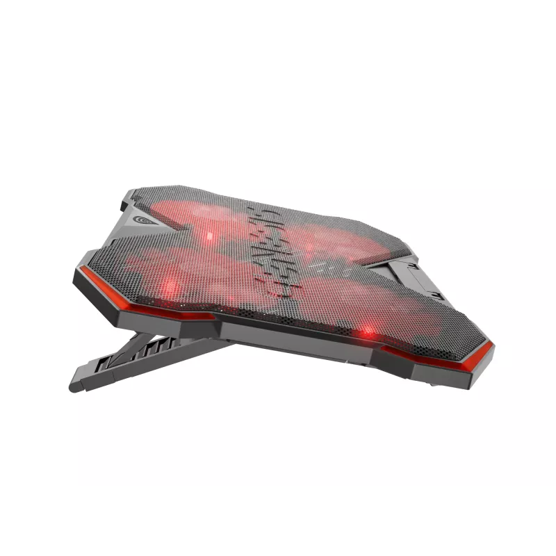 GENESIS Oxid 260 klēpjdatora dzesēšanas paliktnis 43.9 cm (17.3 collas) 1010 RPM melns, sarkans
