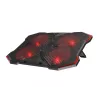 GENESIS Oxid 260 klēpjdatora dzesēšanas paliktnis 43.9 cm (17.3 collas) 1010 RPM melns, sarkans