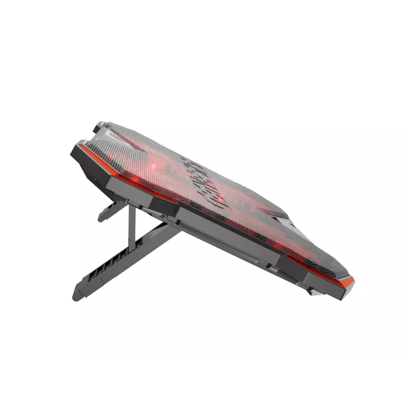 GENESIS Oxid 260 klēpjdatora dzesēšanas paliktnis 43.9 cm (17.3 collas) 1010 RPM melns, sarkans