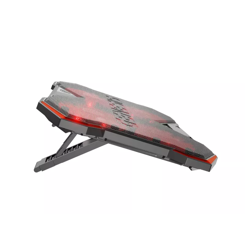 GENESIS Oxid 260 klēpjdatora dzesēšanas paliktnis 43.9 cm (17.3 collas) 1010 RPM melns, sarkans