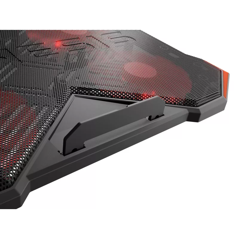 GENESIS Oxid 260 klēpjdatora dzesēšanas paliktnis 43.9 cm (17.3 collas) 1010 RPM melns, sarkans