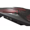 GENESIS Oxid 260 klēpjdatora dzesēšanas paliktnis 43.9 cm (17.3 collas) 1010 RPM melns, sarkans