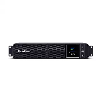 UPS Line-Interactive CYBERPOWER CP1200EIPFCRM2U 12 kVA / 720 W, 8 AC kontaktligzdas, Slēgtais svina-skābes akumulators, plaukta stiprinājums, melns