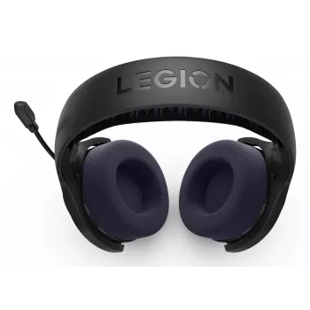 Lenovo Legion H410 austiņas bezvadu galvas lentes spēļu USB Type-C Bluetooth melnas, violetas