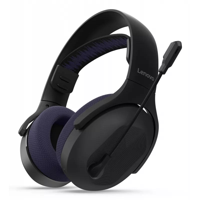 Lenovo Legion H410 austiņas bezvadu galvas lentes spēļu USB Type-C Bluetooth melnas, violetas