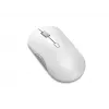 Bezvadu klusā pele Lenovo 700 Multi-Device ambidextrous optiskā 4000 DPI RF + Bluetooth 8 pogas balta
