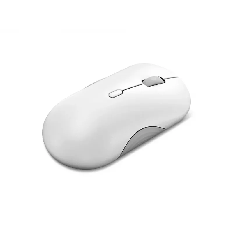 Bezvadu klusā pele Lenovo 700 Multi-Device ambidextrous optiskā 4000 DPI RF + Bluetooth 8 pogas balta
