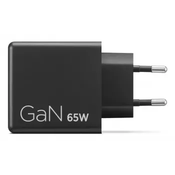 Mobilo ierīču lādētājs Lenovo G0A6065BEU — Universāls iekštelpu maiņstrāvas lādētājs, 2× USB-C, 100–240 V, 1,5 m kabelis, melns