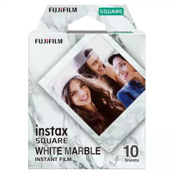 Momentuzņēmumu filma Fujifilm SQUARE balta Marble 10 gab.