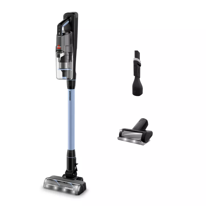 Bissell PowerClean Furfinder Select baterija Dry HEPA Bez putekļu maisa 200 W Melns, Gaiši zils