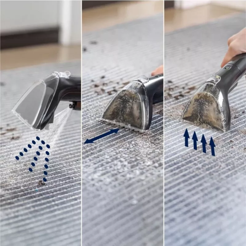 Bissell SpotClean Mini bezvadu paklāju tīrīšanas iekārta Rokas Melns, Zils