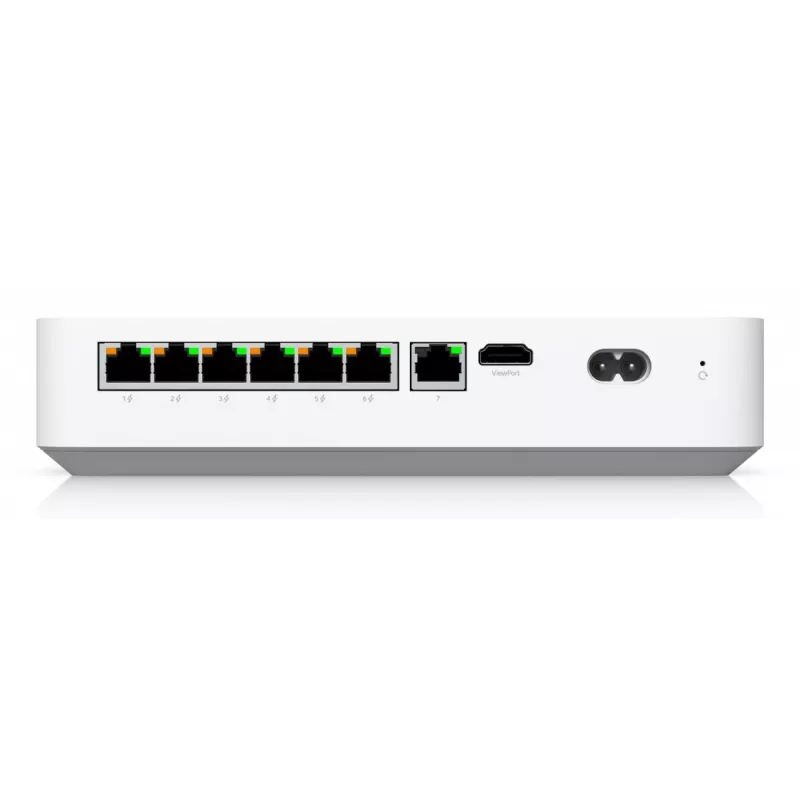 Tīkla video reģistrators UBIQUITI UNVR-Instant 3840x2160, 1,7 GHz, 6 PoE porti, 7 RJ-45, 1×3,5 collu HDD, HDMI