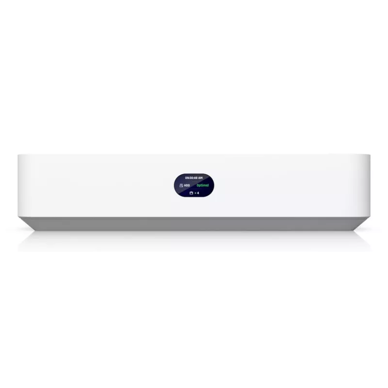 Tīkla video reģistrators UBIQUITI UNVR-Instant 3840x2160, 1,7 GHz, 6 PoE porti, 7 RJ-45, 1×3,5 collu HDD, HDMI