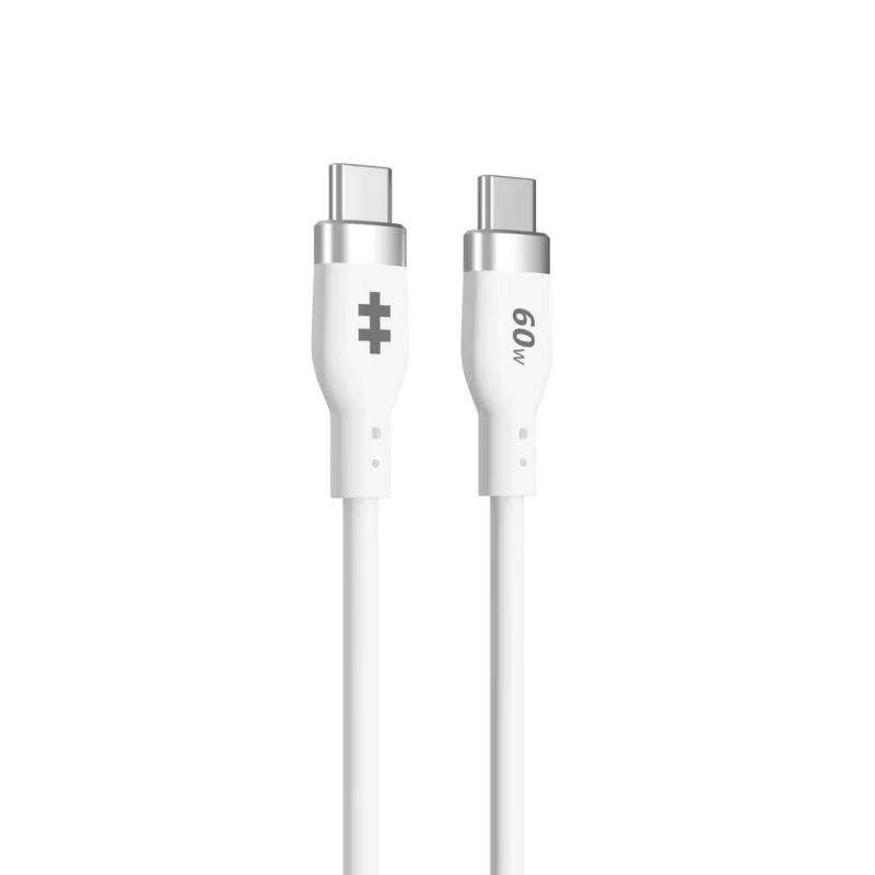 TARGUS Silicone USB-c To USB-c 60w Charging kabelis 1.5m - balta