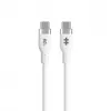 TARGUS Silicone USB-c To USB-c 60w Charging kabelis 1.5m - balta