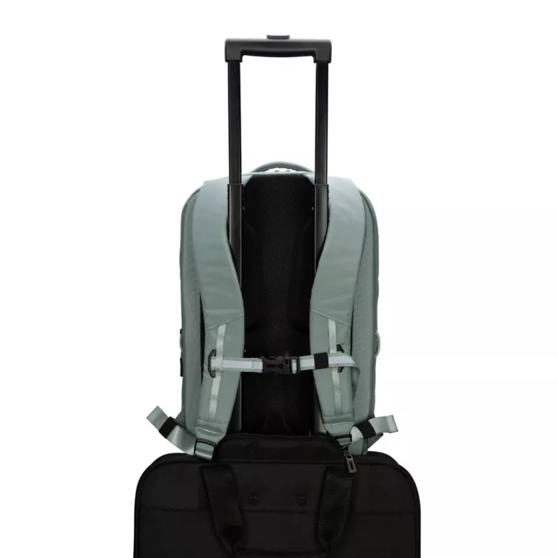 Mugursoma TARGUS Work+Play Flex Ecosmart TBB65905GL 15–16 collu klēpjdatoriem, pārstrādāts poliesters, zaļa