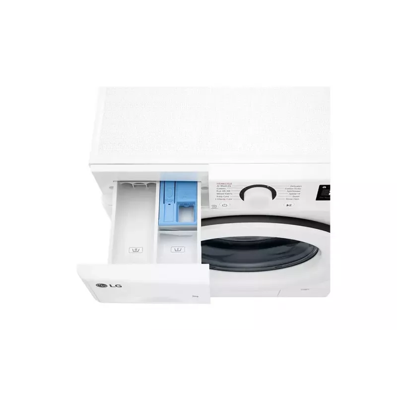 Veļas mašīna ar priekšējo ielādi LG F4WR509SWW 9 kg, 1400 apgr./min, A energoklase, balta