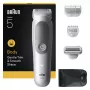 Braun Series 5 ķermeņa kopšanas ierīce/skuveklis, gaiši pelēks
