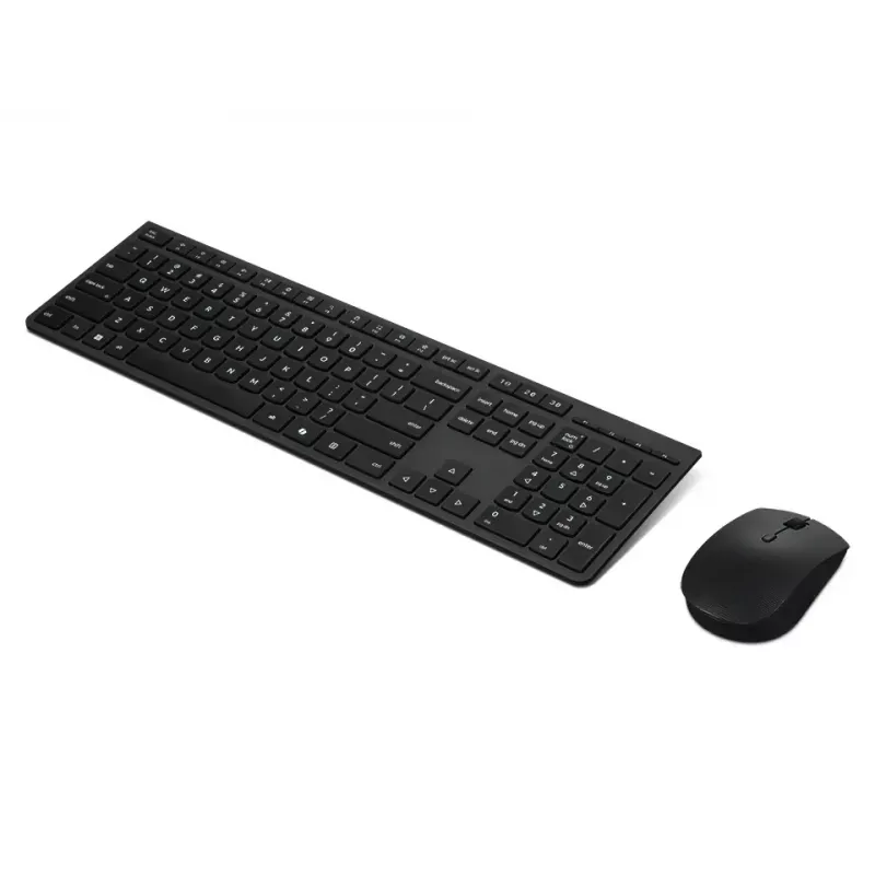 Lenovo 4X31R64357 tastatūra un pele Office RF bezvadu + Bluetooth QWERTY Nordic melna